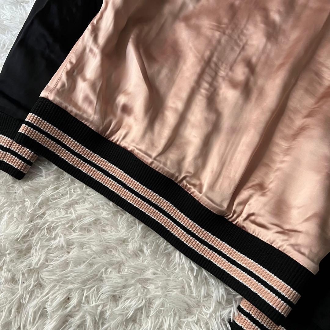 美品 サンローラン 近年 teddy ボンバージャケット ピンク スタジャン