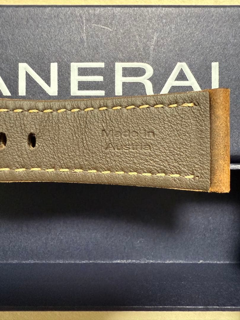 G*i様 パネライ　純正カーフストラップ　47mm用