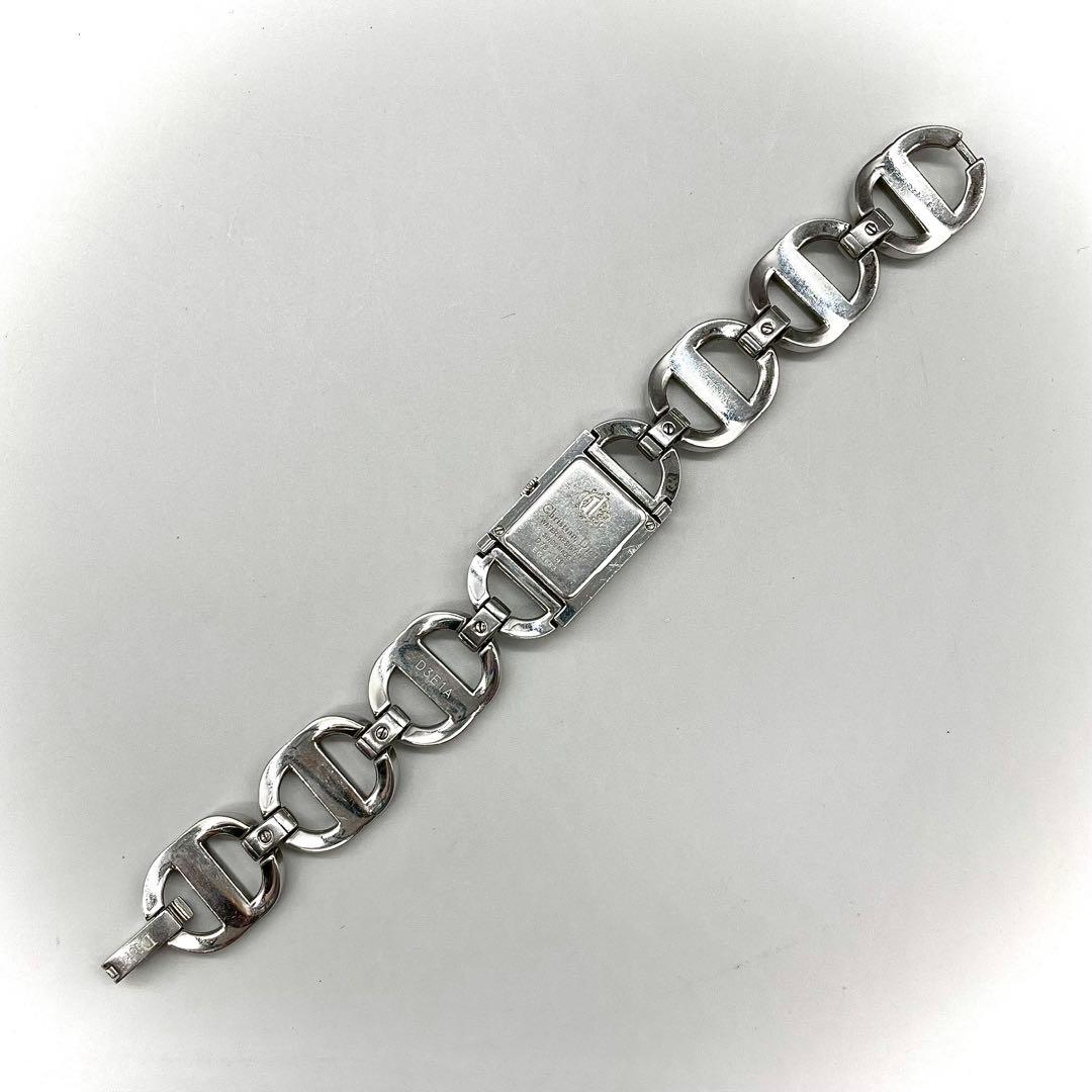 稼働品✨️Dior 腕時計 マリス スクエア ダイヤ クォーツ シルバー