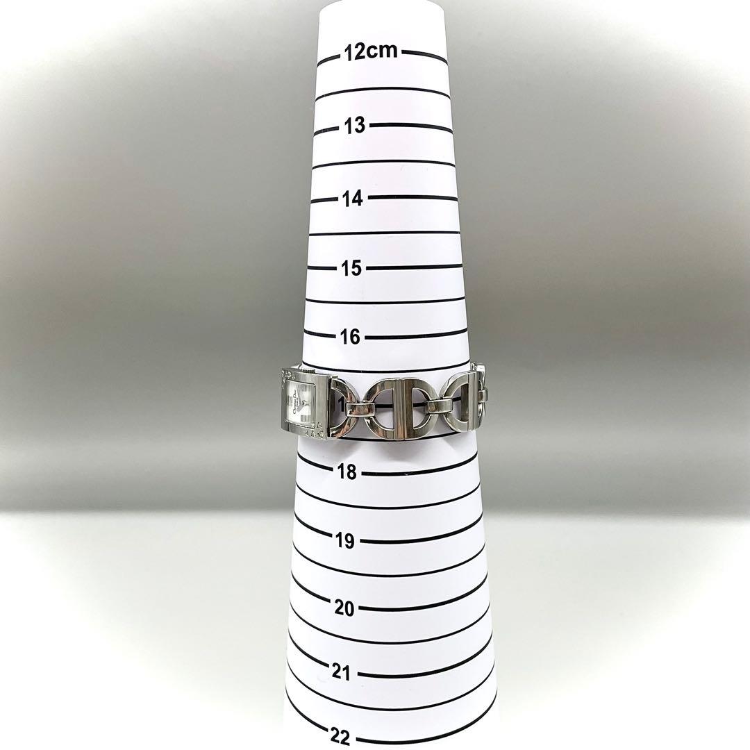 稼働品✨️Dior 腕時計 マリス スクエア ダイヤ クォーツ シルバー