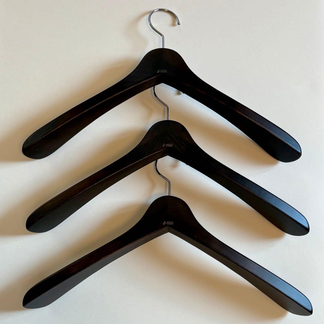 【NAKATA HANGER】ジャケットハンガー3本セット ナカタハンガー