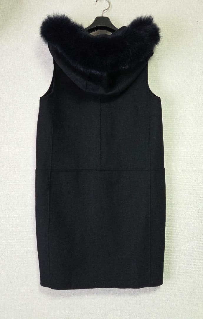 CUCITO AMANO フードファー付き ジレ