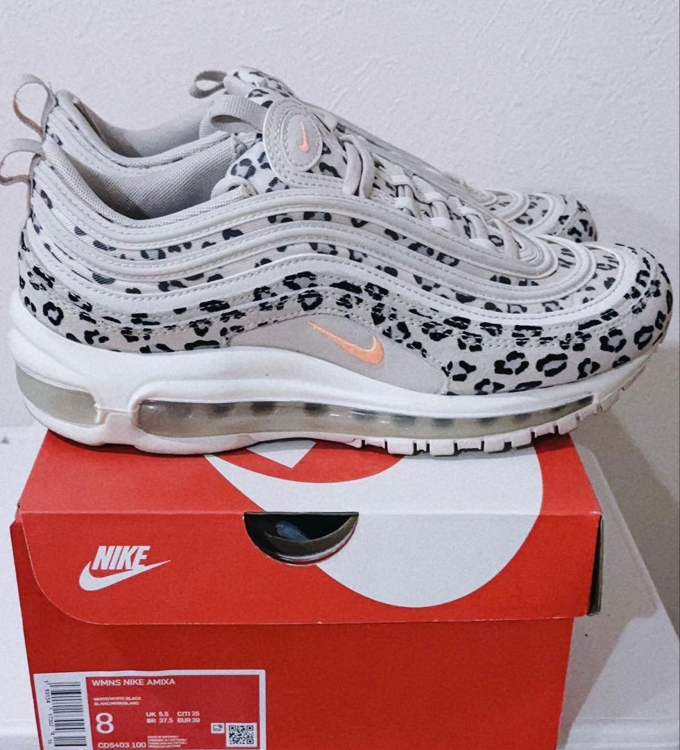 Nike Air Max 97 ホワイト/レオパード 8 24.5