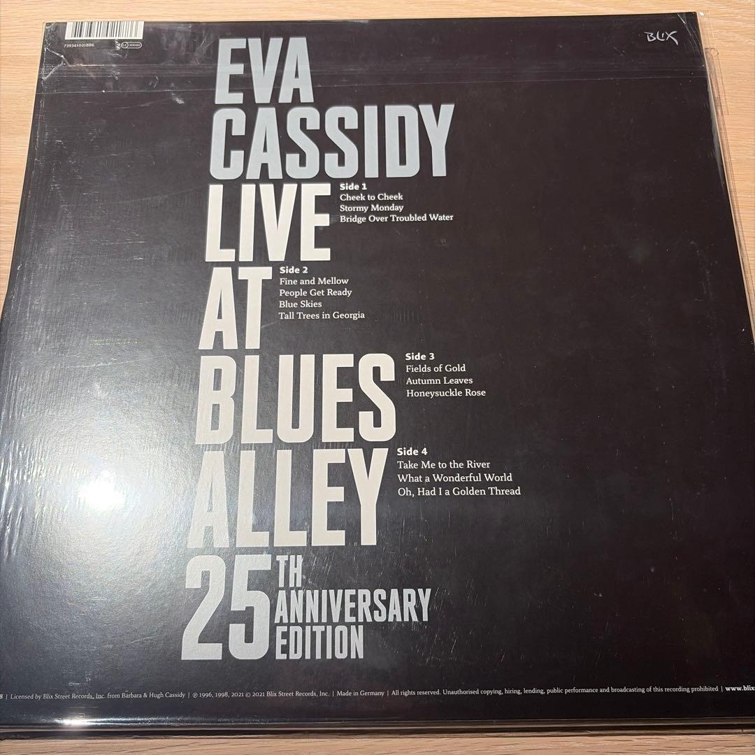 レコード　Eva Cassidy Live at Blues Alley 2LP