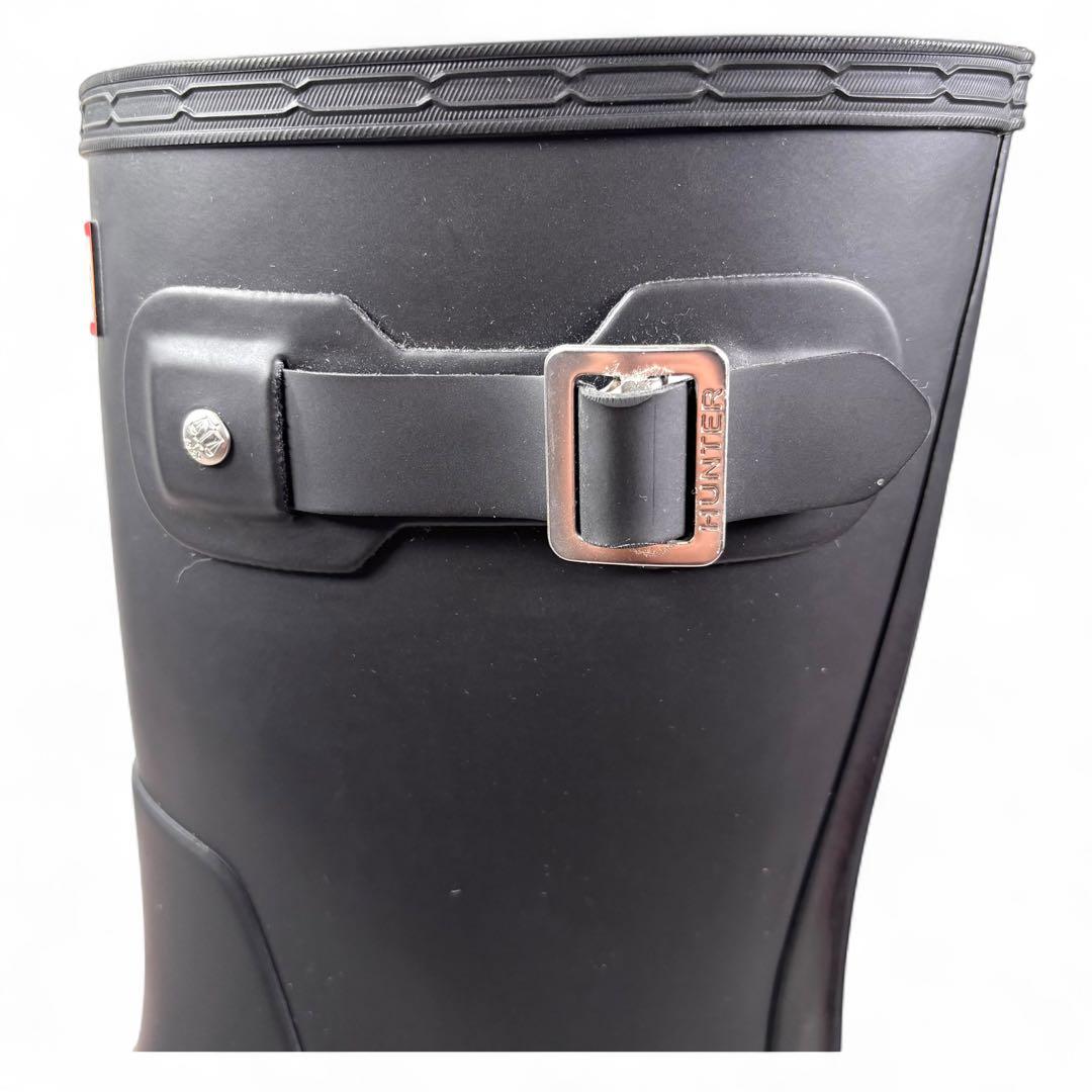 美品 ハンター UK9 28 レインブーツ オリジナルショート ネイビー 紺色