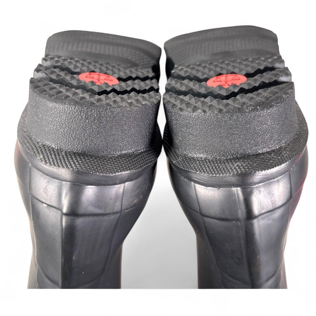 美品 ハンター UK9 28 レインブーツ オリジナルショート ネイビー 紺色