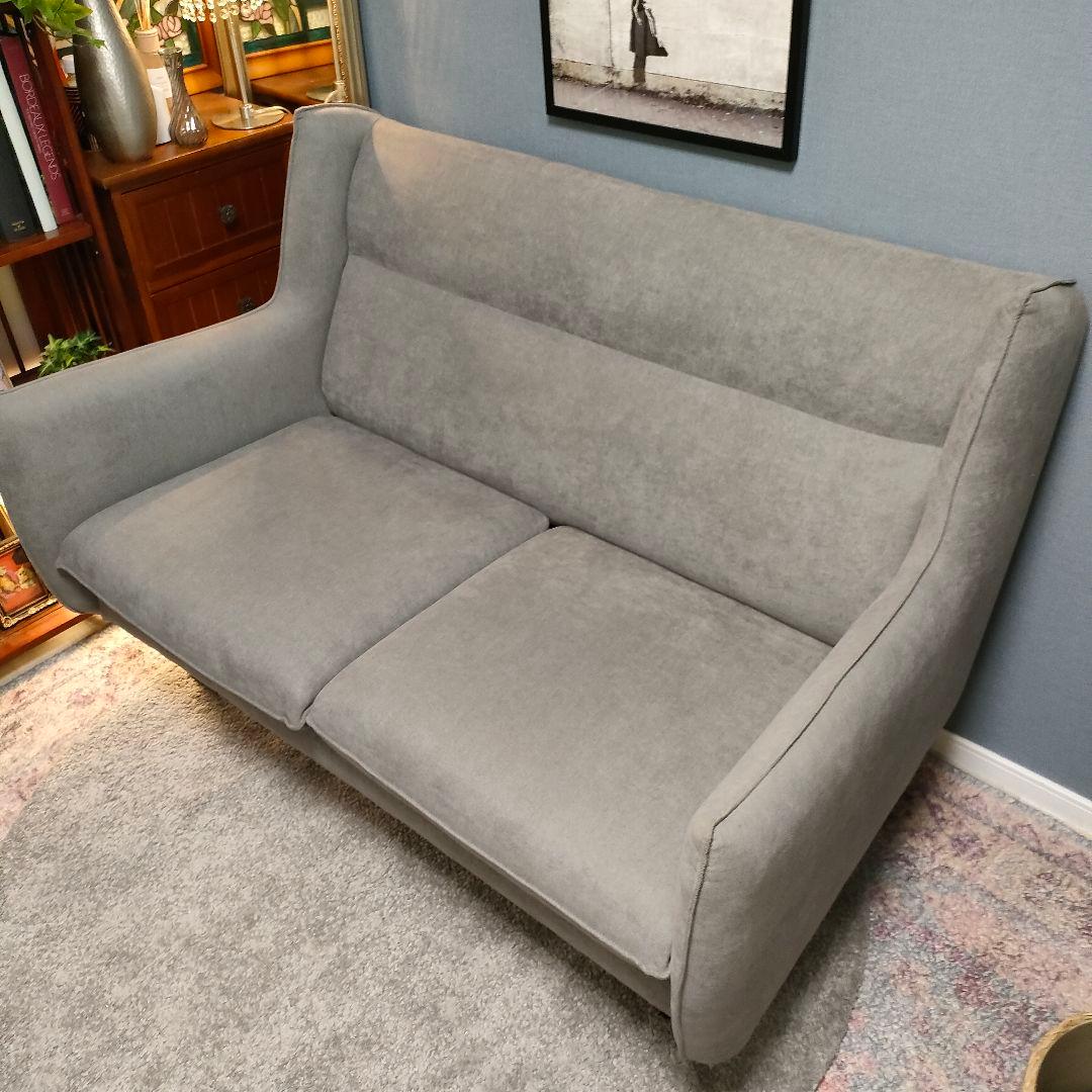 【さる】フランフラン トッタ2Pソファー オットマン付き