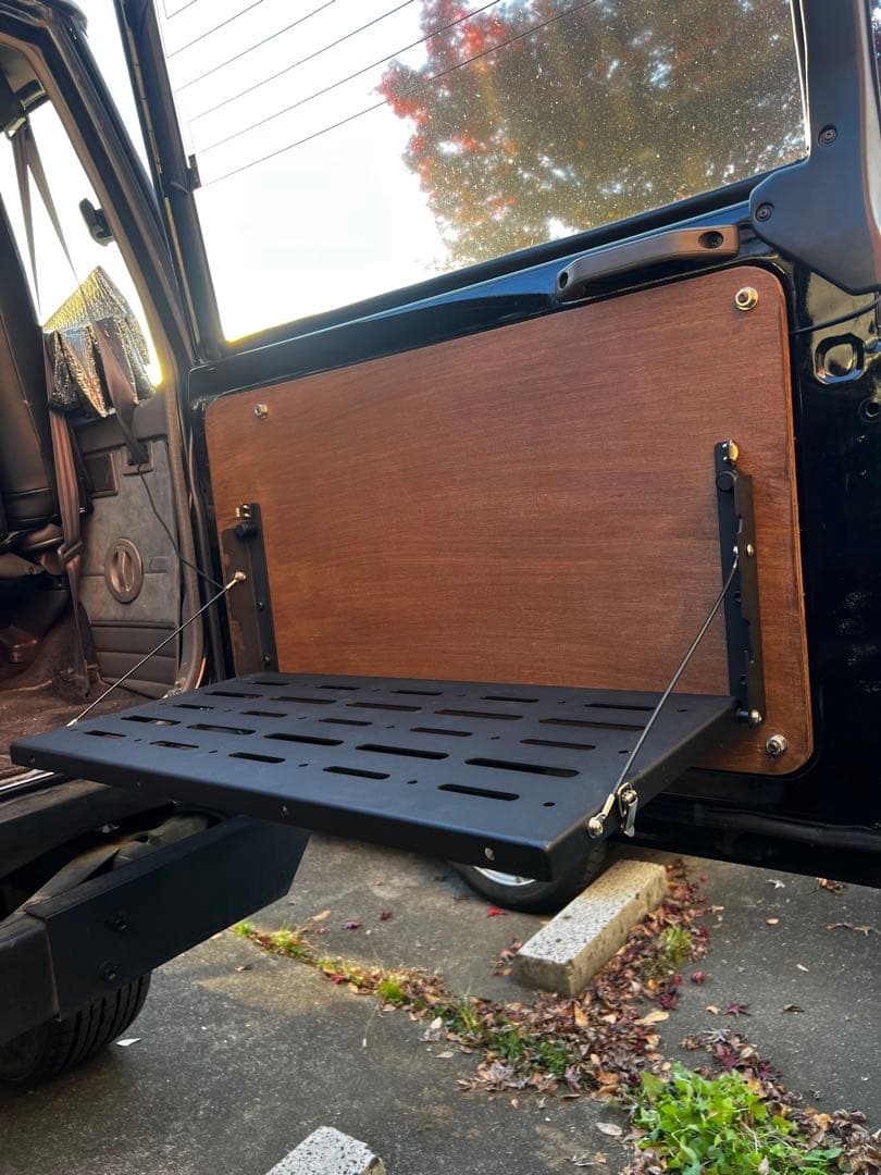 78プラド ランクル70 バックドアテーブル　復刻70 再販70 新型70