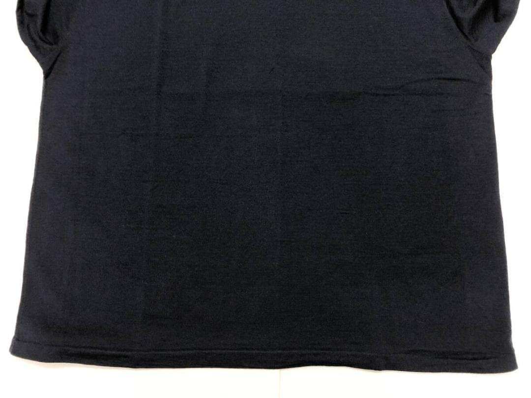 ○★新品 未使用 ナナミカ メリノウールフットボールシャツ ネイビー L