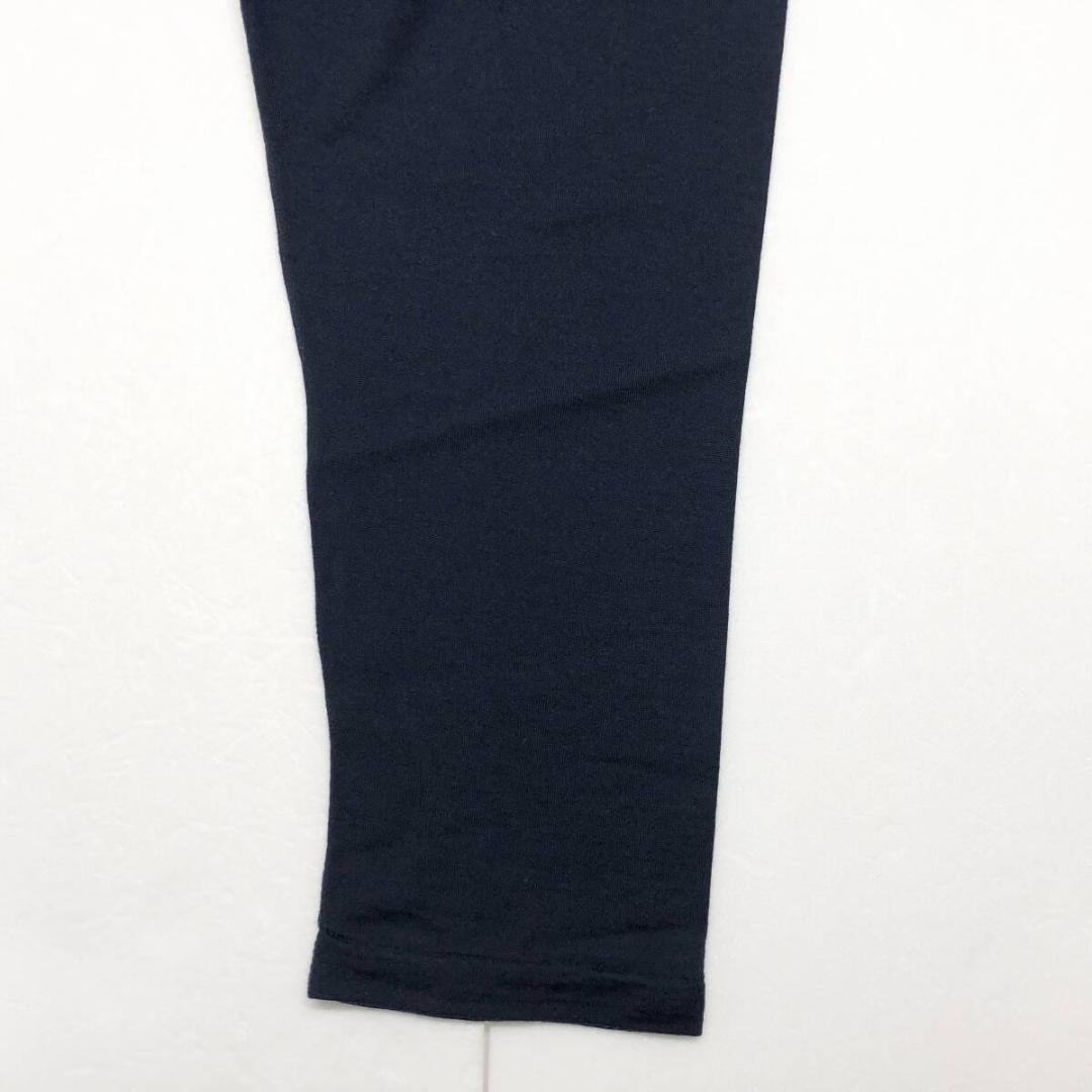 ○★新品 未使用 ナナミカ メリノウールフットボールシャツ ネイビー L