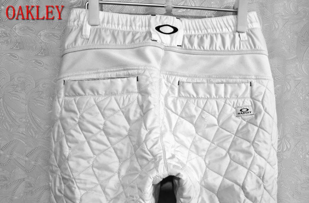 OAKLEY キルティングパンツ L ホワイト