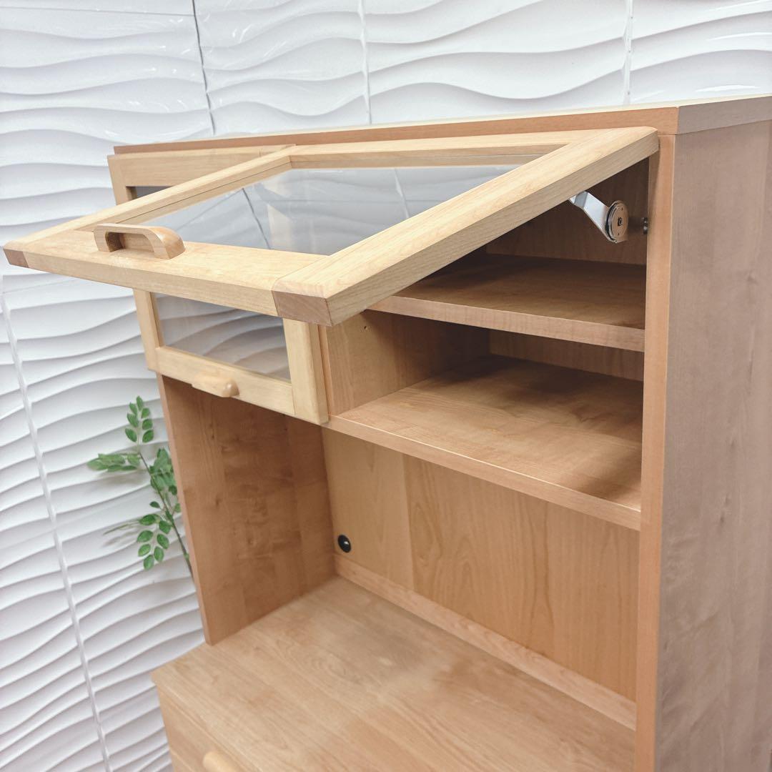 ◇大阪府 神戸市 配達料無料！◇モモナチュラル◇キッチンボード◇食器棚◇