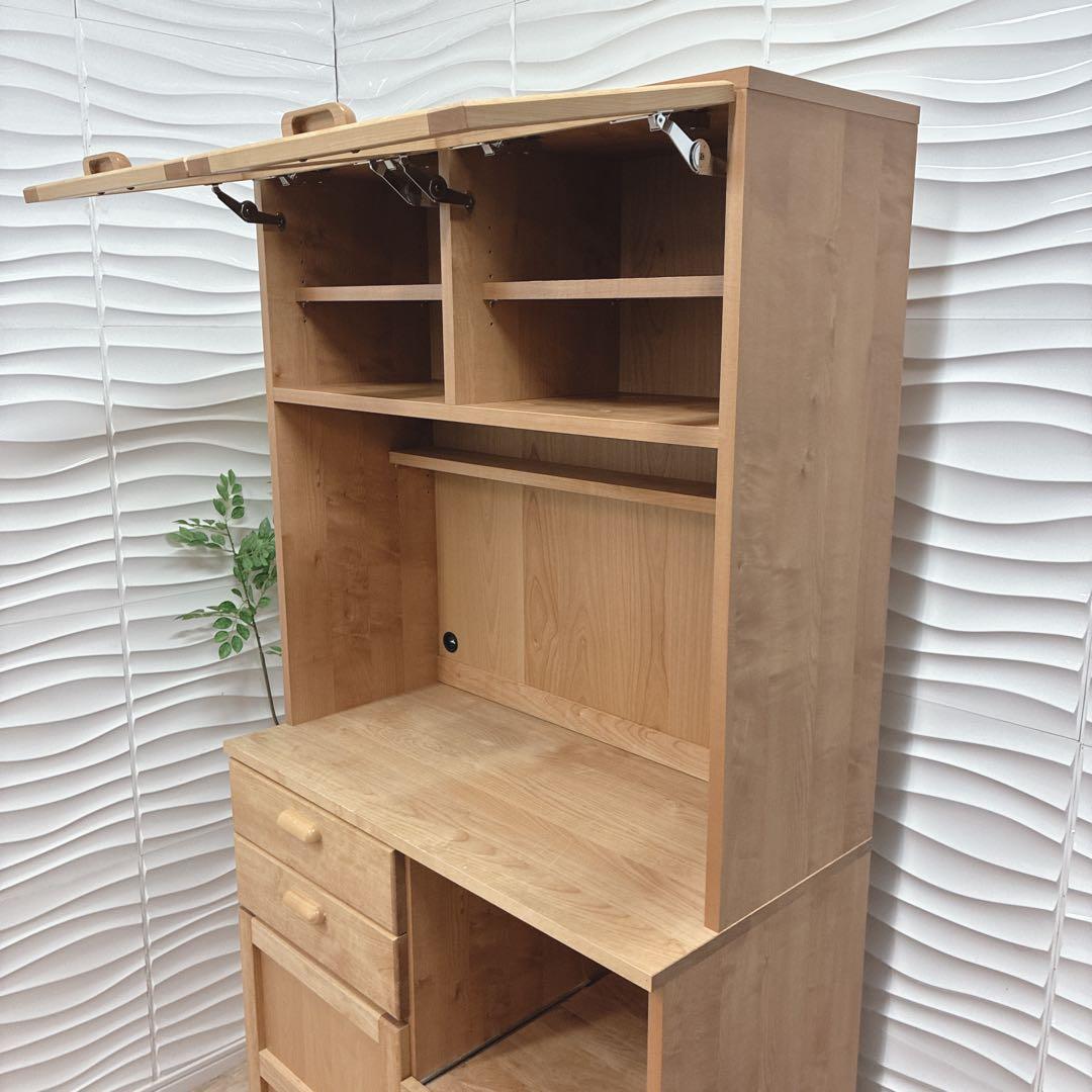 ◇大阪府 神戸市 配達料無料！◇モモナチュラル◇キッチンボード◇食器棚◇