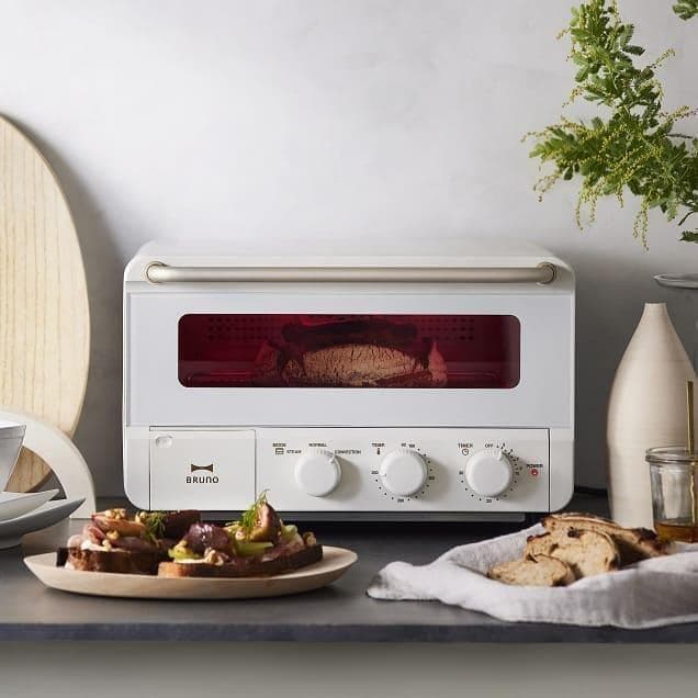 BRUNO ブルーノ スチーム＆ベイク トースター ホワイト BOE067-WH