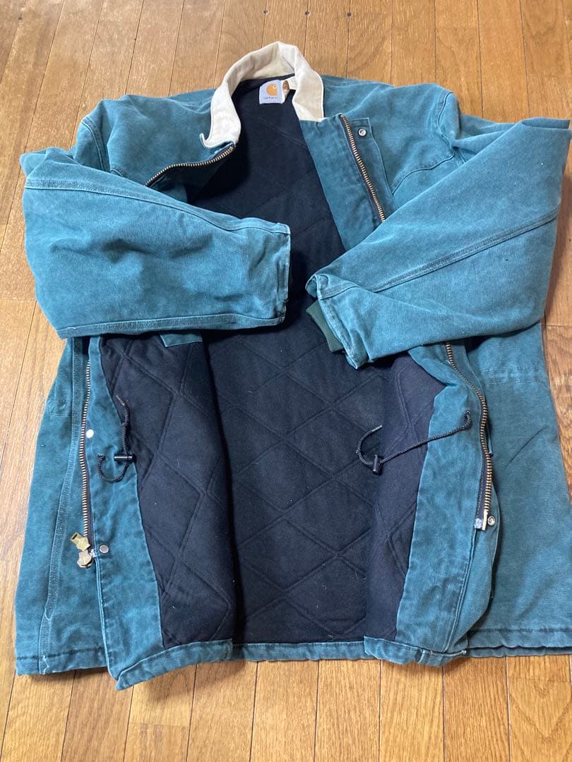 carharttサンドストーンランチコート2xl USA90sハードグリーンです