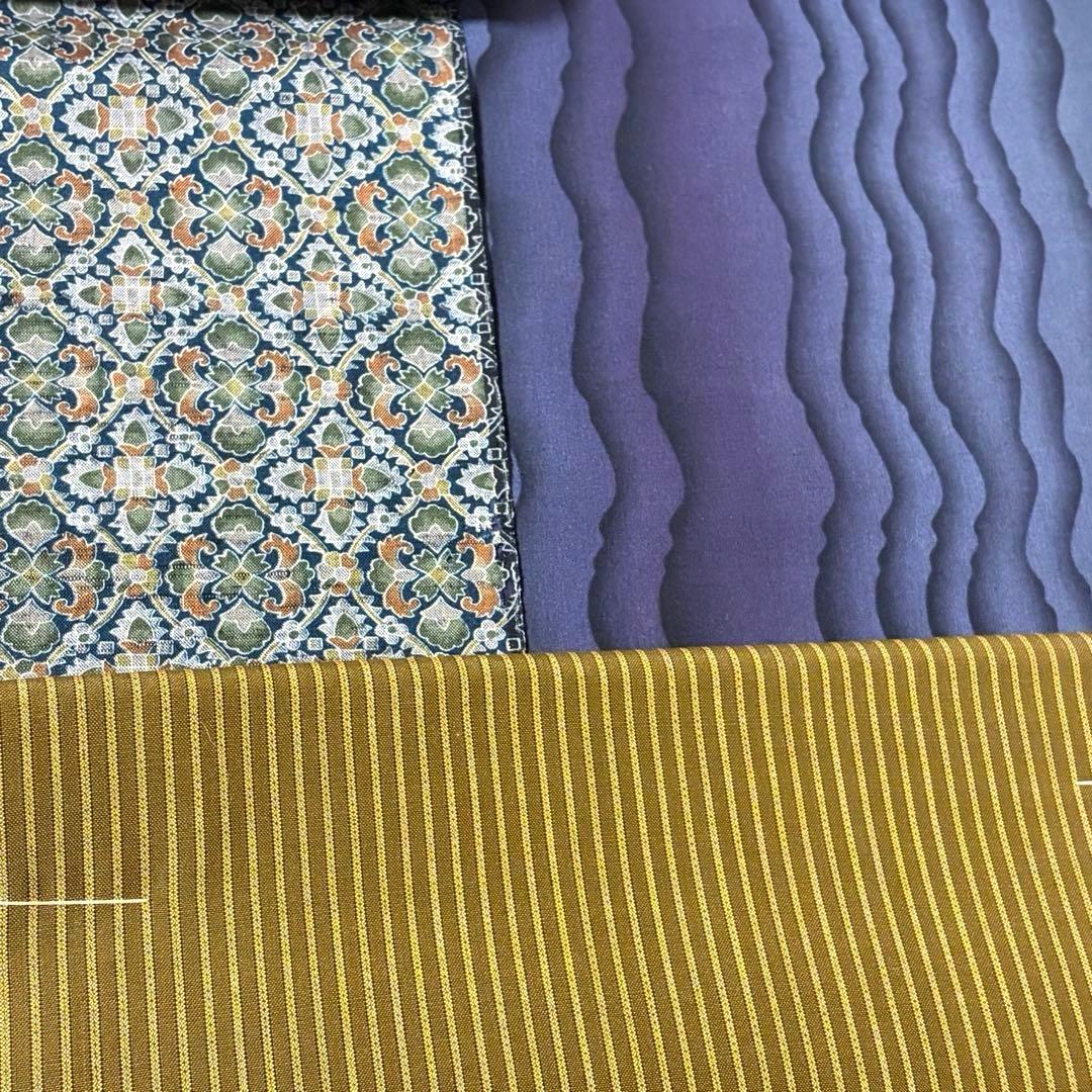 【反物】 11本 まとめ売り 着物生地 リメイク 訪問着 江戸小紋 コート他 D