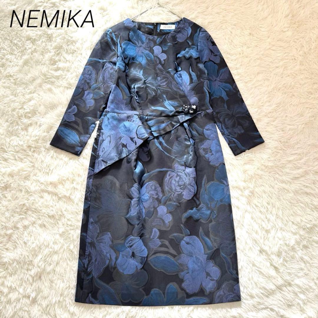 レリアン ネミカ（NEMIKA）フラワージャカード ワンピース フォーマル 9号