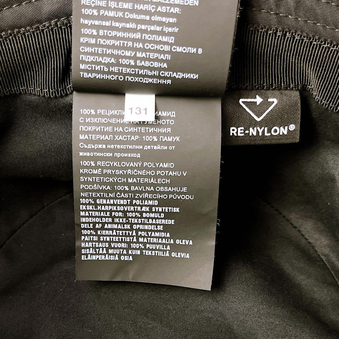 PRADA RE-NYLON バケットハット 黒 M ナイロン RFID/IC有
