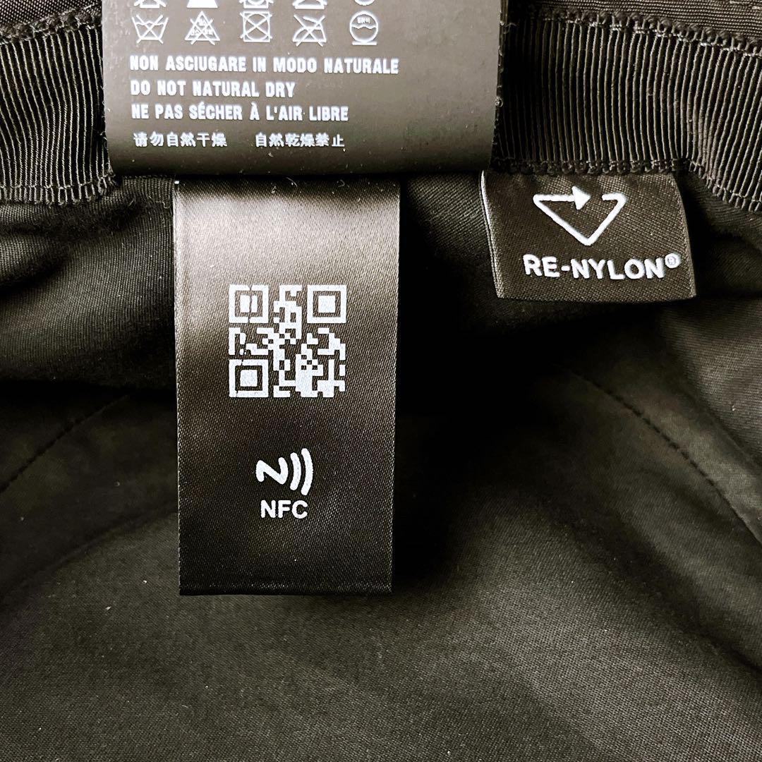 PRADA RE-NYLON バケットハット 黒 M ナイロン RFID/IC有
