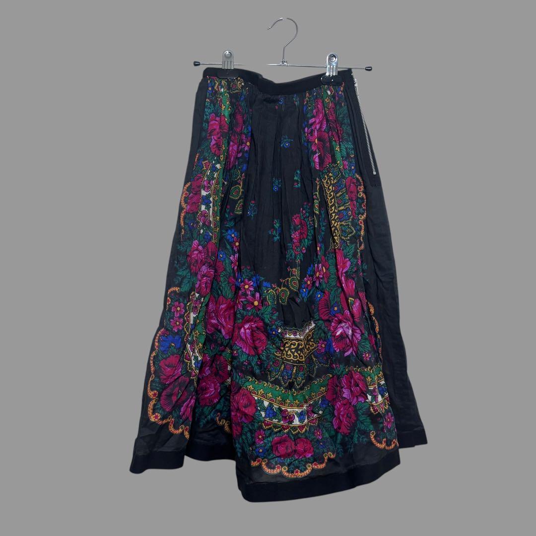 2014年春夏トリココムデギャルソン　花柄スカート