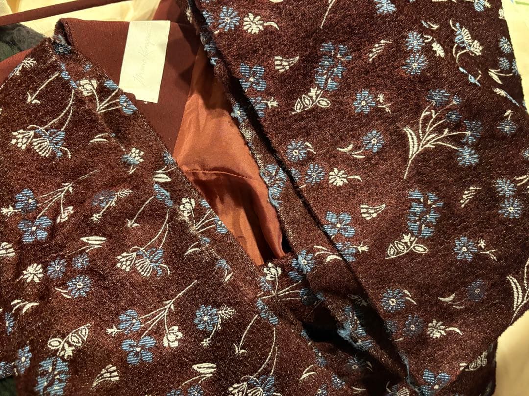 Mame Kurogouchi フローラルジャカードジャンプスーツ