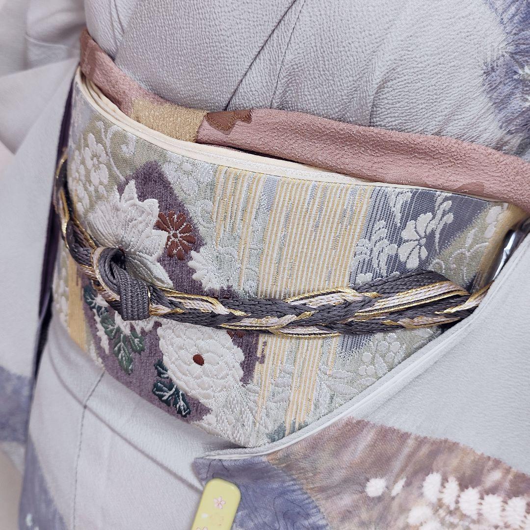 ❰6554❱ フルセット　訪問着　滝泰　十日町友禅　辻が花　絞り　辻ヶ花　袋帯