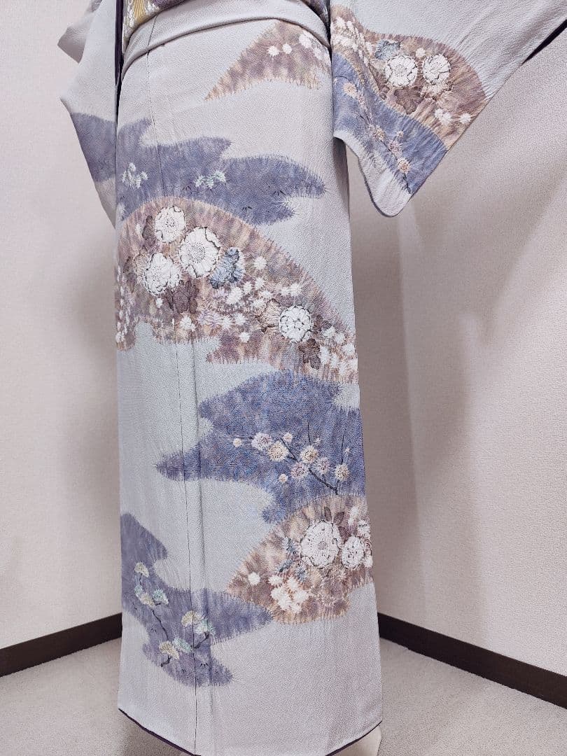 ❰6554❱ フルセット　訪問着　滝泰　十日町友禅　辻が花　絞り　辻ヶ花　袋帯