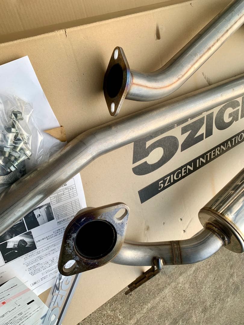 5ZIGEN スポーツマフラー n-one jg3ターボ車