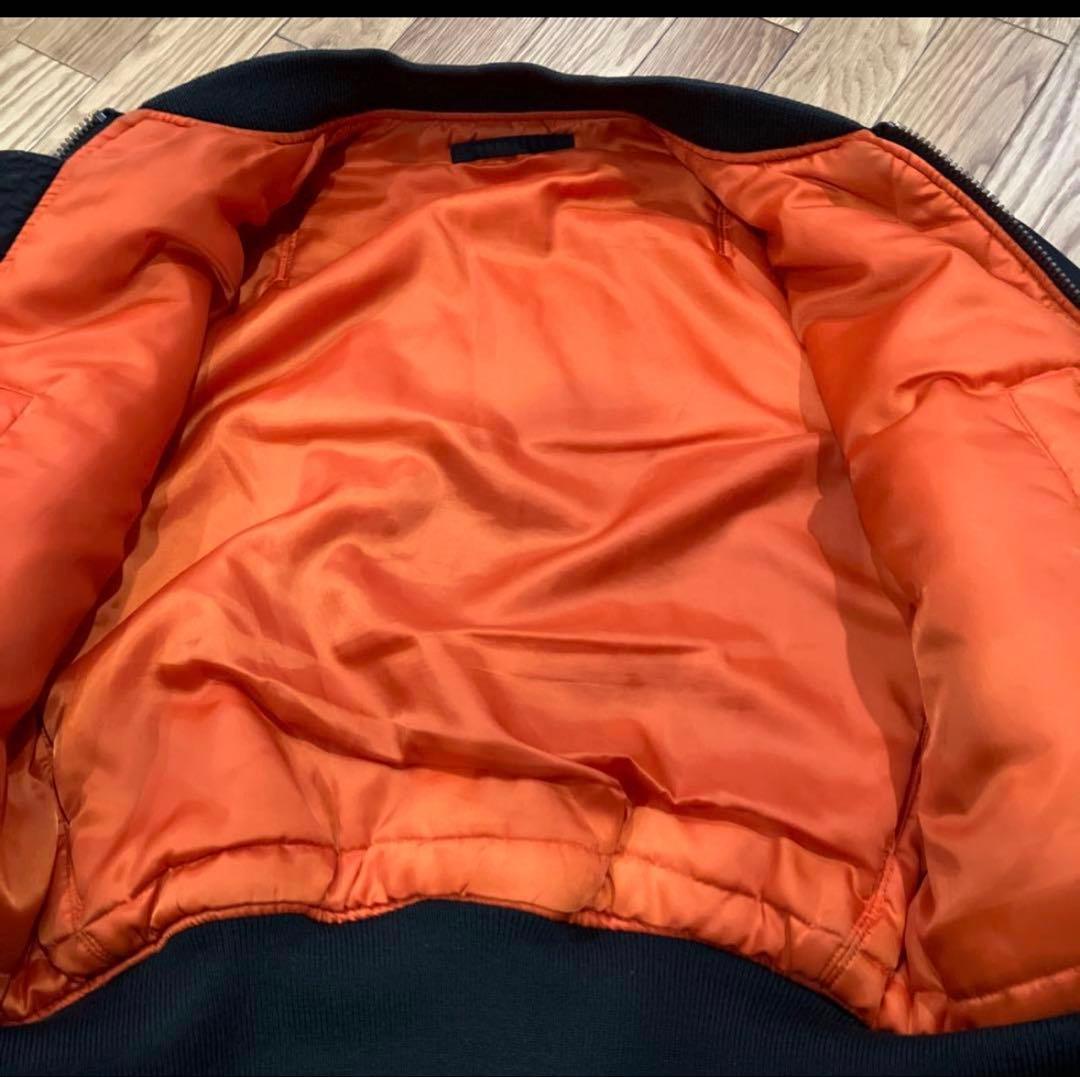 AVIREX MA-1 フライトジャケット ボンバージャケット ブラック 黒