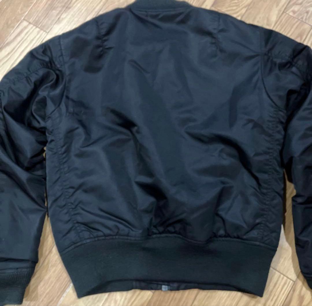 AVIREX MA-1 フライトジャケット ボンバージャケット ブラック 黒