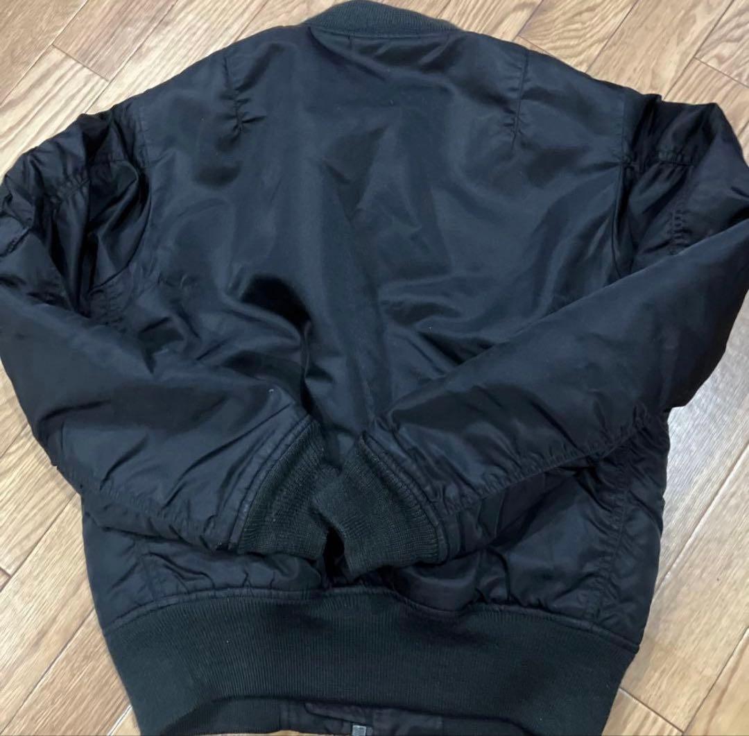 AVIREX MA-1 フライトジャケット ボンバージャケット ブラック 黒