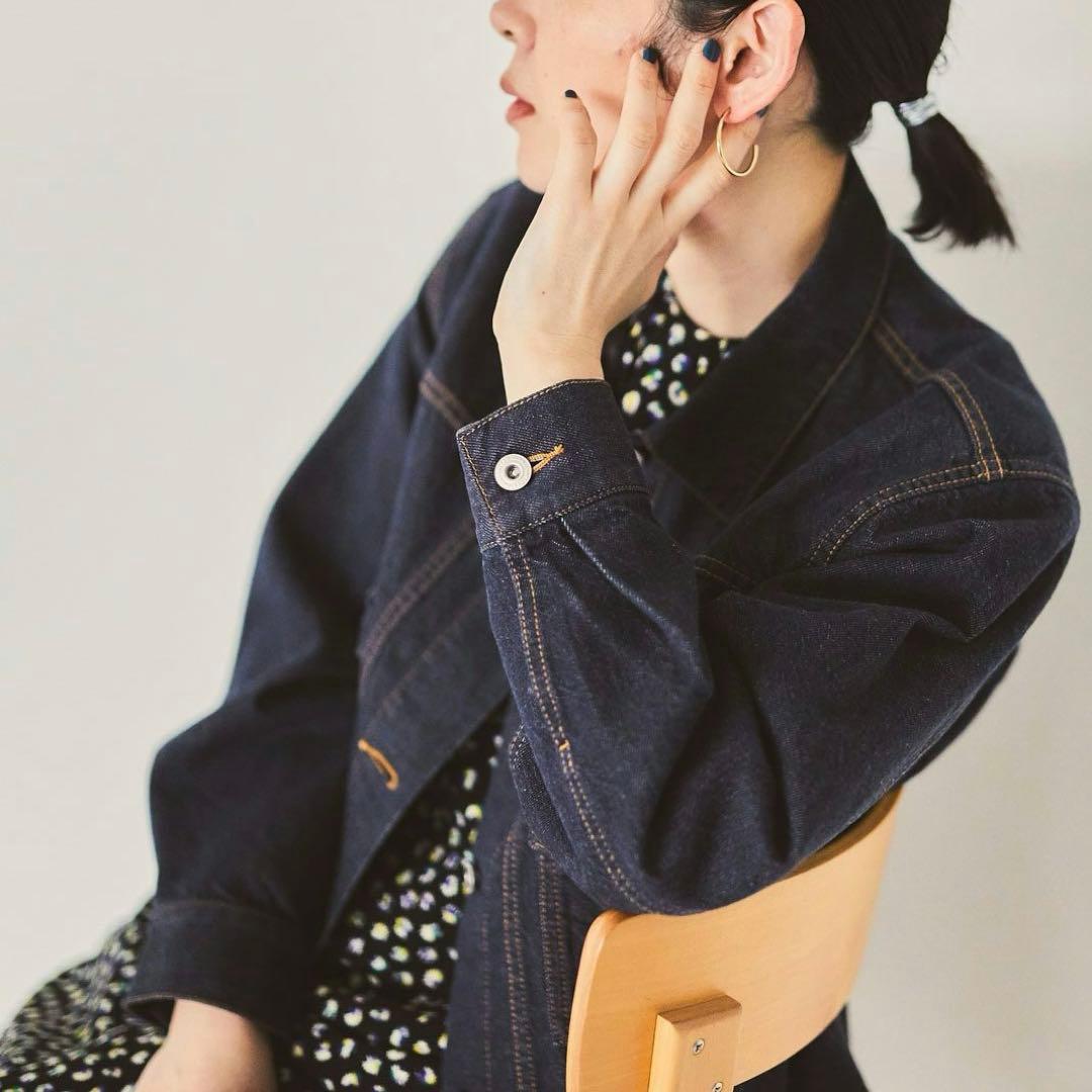 KURASHI&Trips 【美品】「柔らか、かろやか」新定番のデニムジャケット