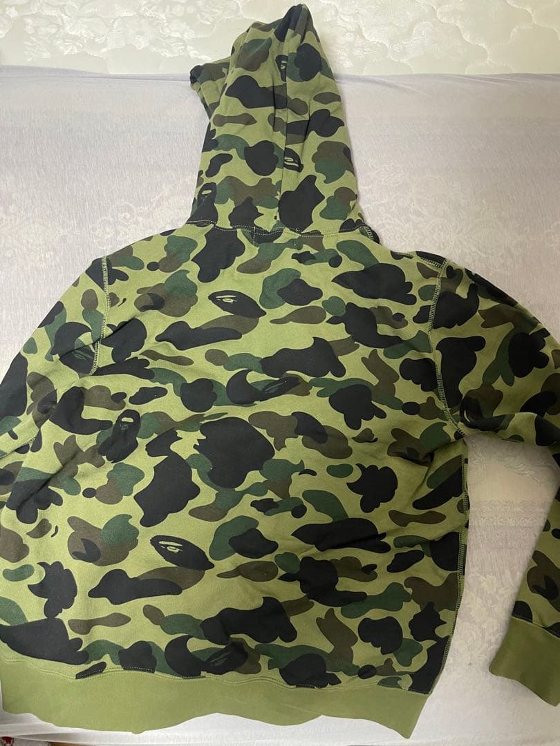 BAPE 迷彩パーカー APE SHALL NEVER KILL APE