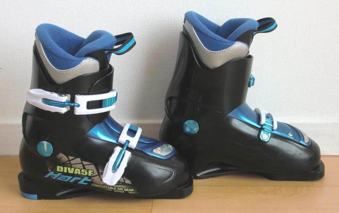 ■送料無料■ノルディカ＋Hart■子供用スキーセット■板120靴22■WAX済■