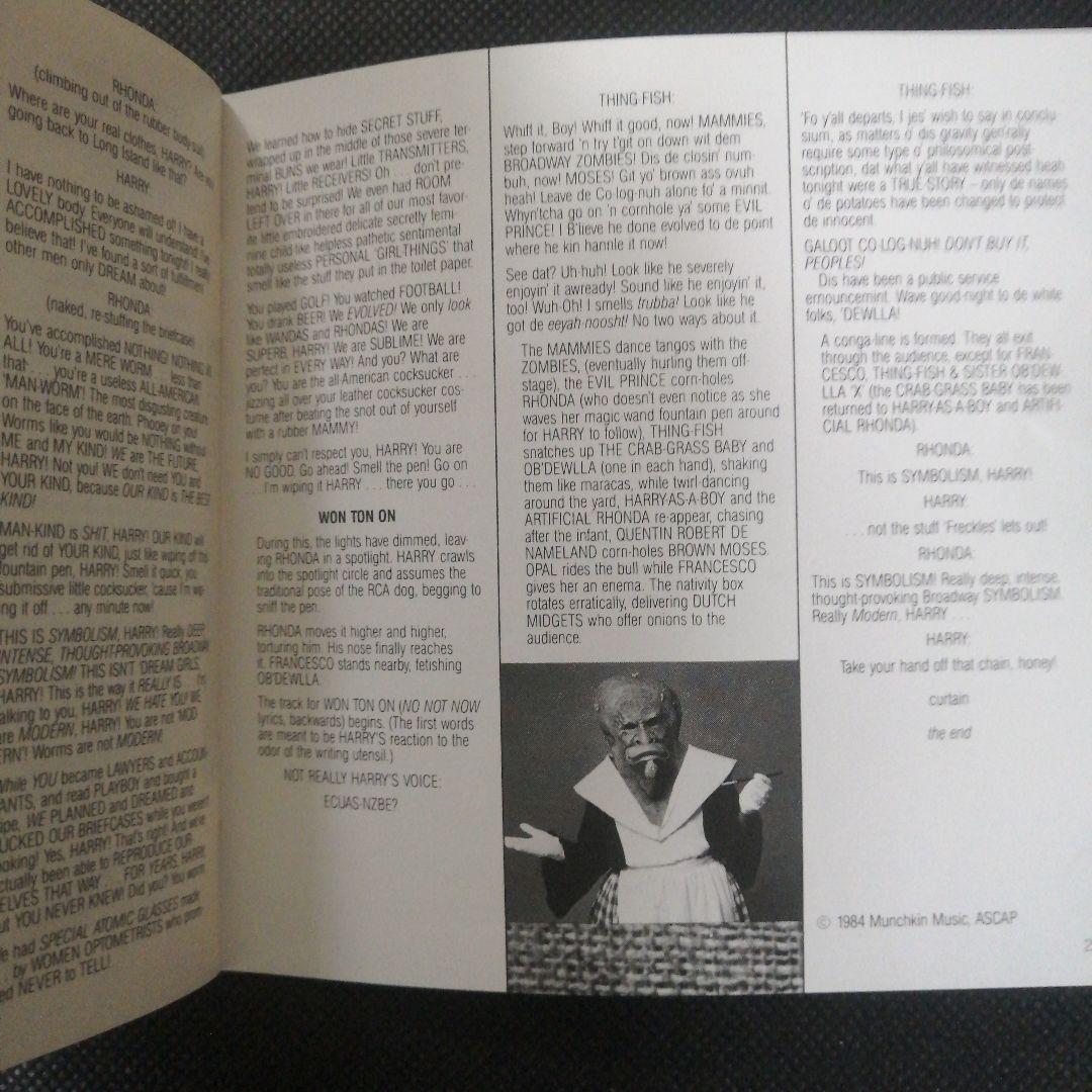 Frank Zappa Thing-Fish 2枚組 フランクザッパ