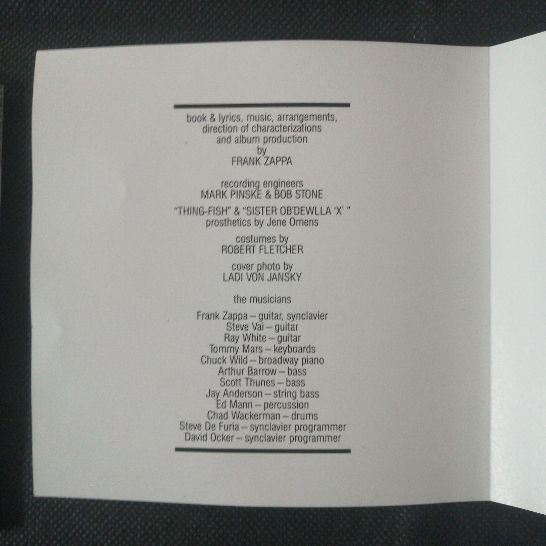 Frank Zappa Thing-Fish 2枚組 フランクザッパ