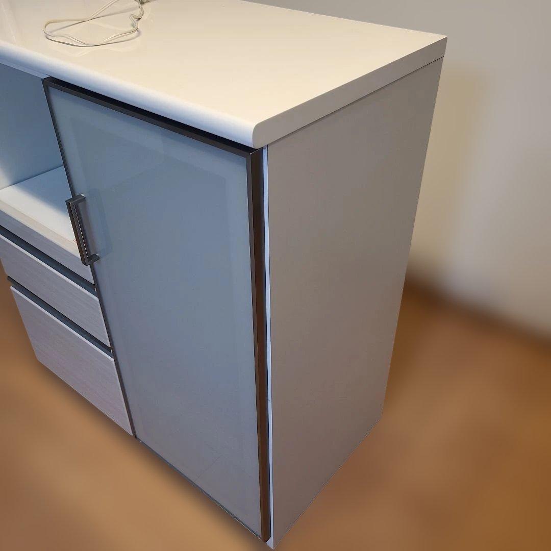 NITORI キッチンカウンター Nポスティア90　ホワイト