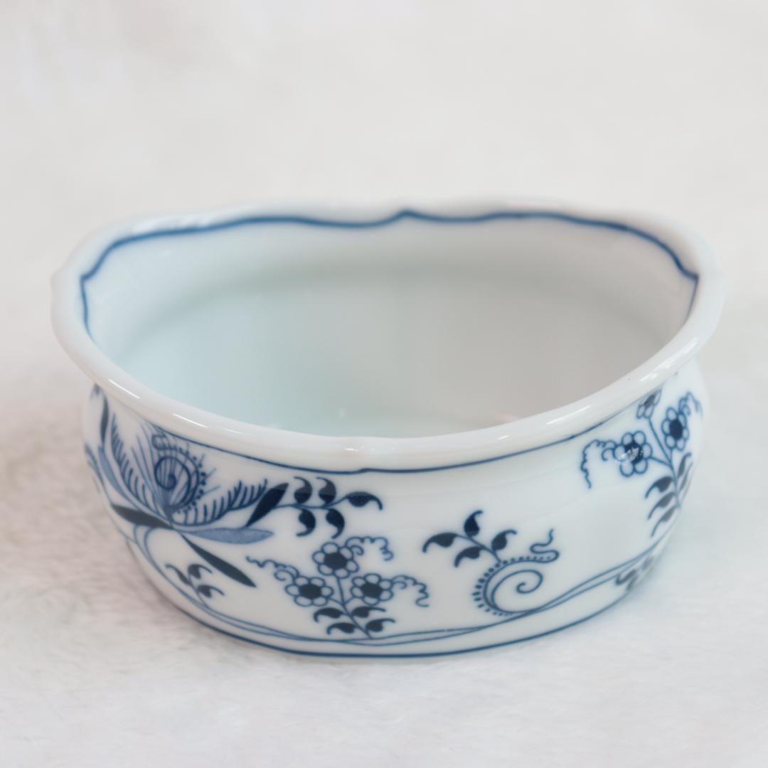 レアBlueDanubeブルーダニューブ　ストロベリーポット　ブルーオニオン