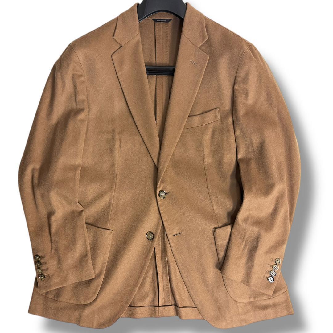 J5153美品 ロロピアーナ 近年モデルカシミヤレインシステムジャケット 52