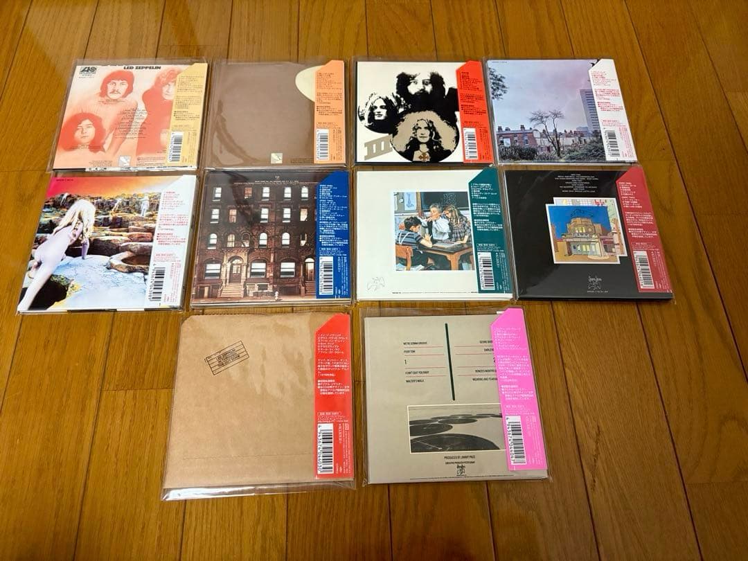 Led Zeppelin 2003年紙ジャケ 全10アルバムCDセット