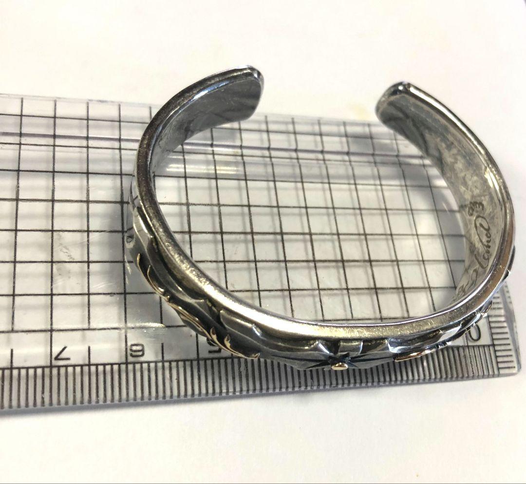 ★年末セール★ BIG HAND（シルバー・18K）ハンドメイド バングル