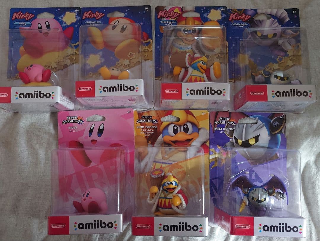 新品未開封 ７種 amiibo カービィ セット