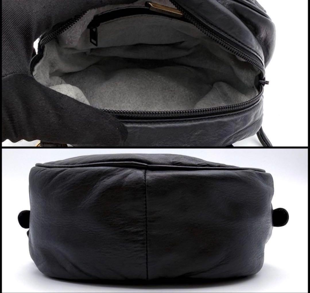 【美品】LOEWE ロエベ　アナグラム　ナッパレザー　ミニショルダー