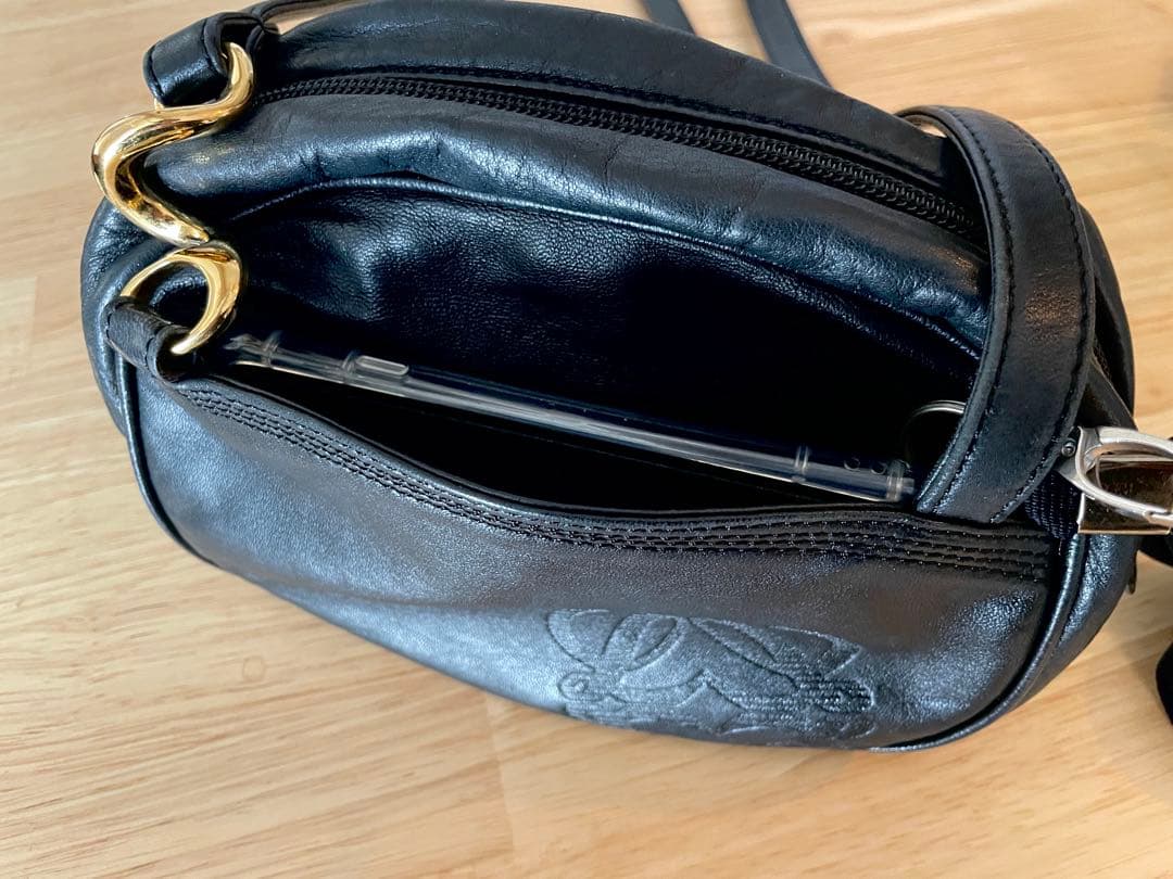 【美品】LOEWE ロエベ　アナグラム　ナッパレザー　ミニショルダー