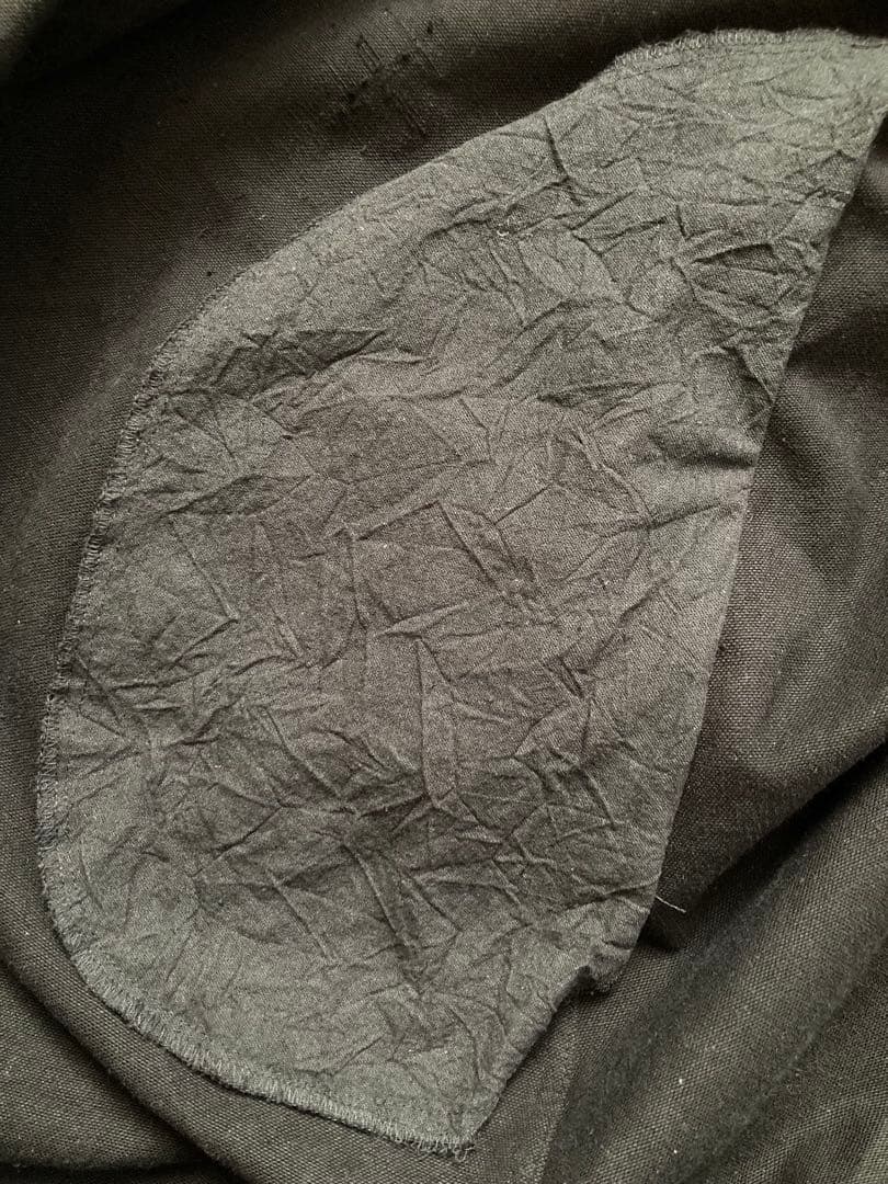 フランス軍　M35 モーターサイクルコート　黒染め