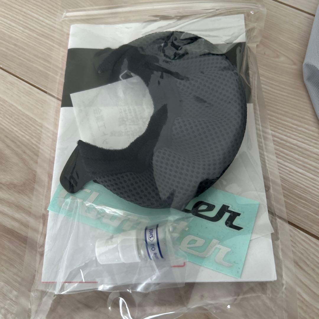 SHOEI GLAMSTER ホワイトXLサイズ グラムスター