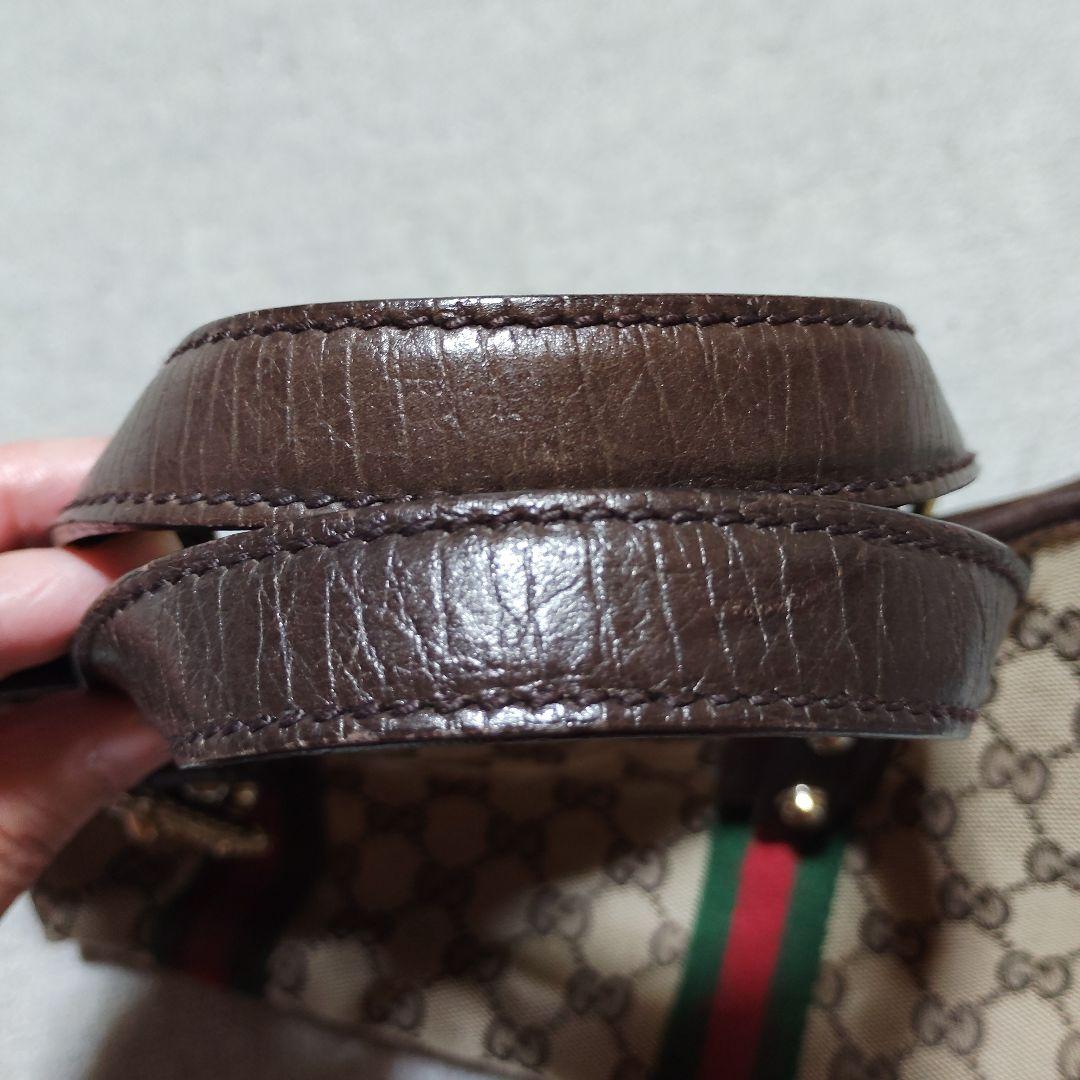 《鑑定済☆正規品》GUCCI シェリーライン ミニトートバッグ