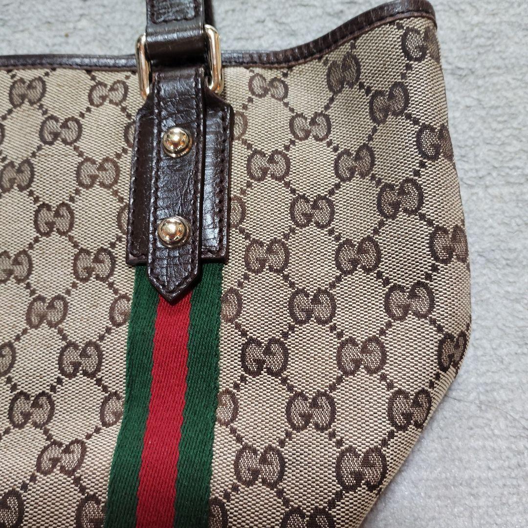 《鑑定済☆正規品》GUCCI シェリーライン ミニトートバッグ