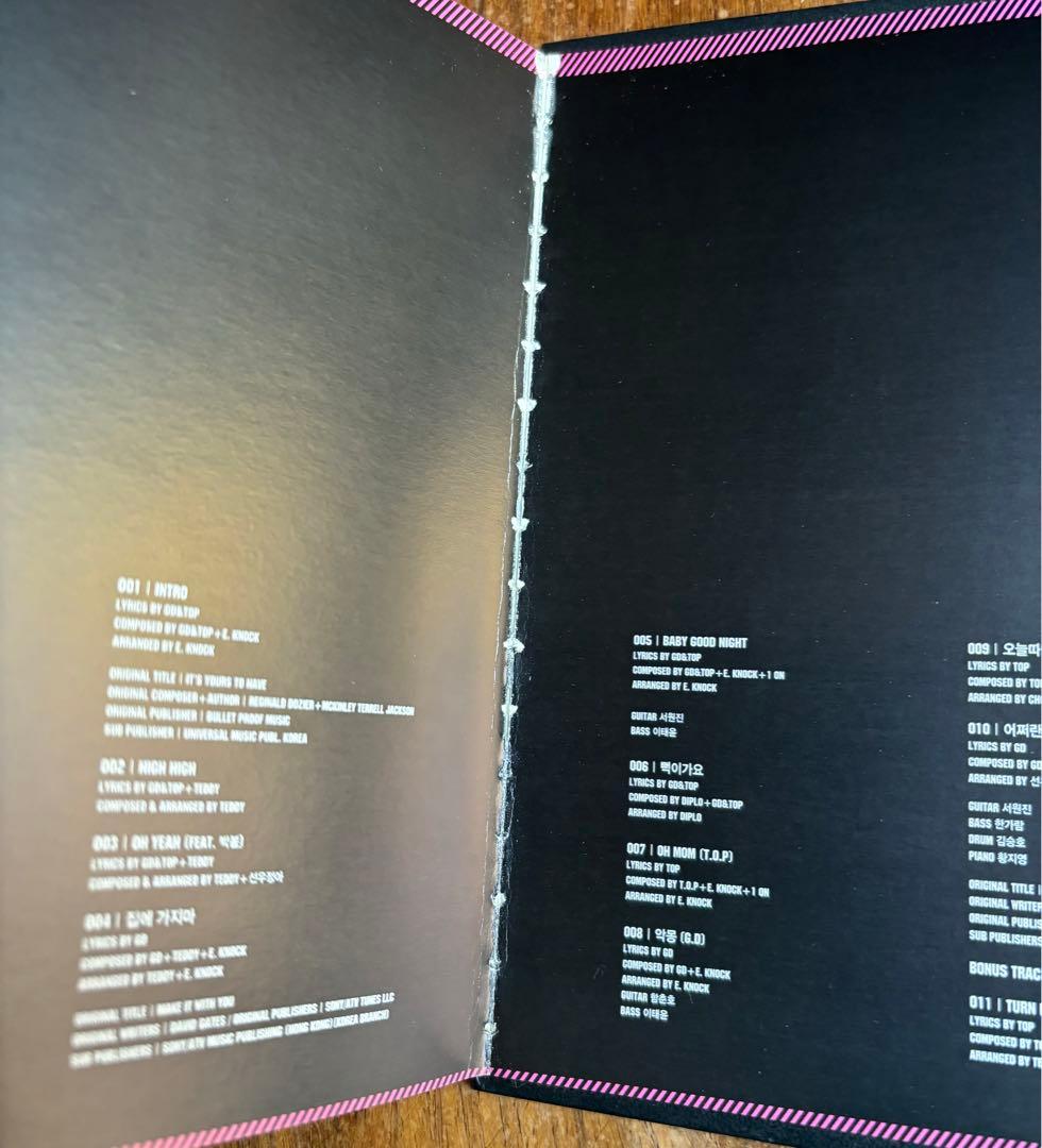 K-POP・アジア GD&TOP THE FIRST ALBUM