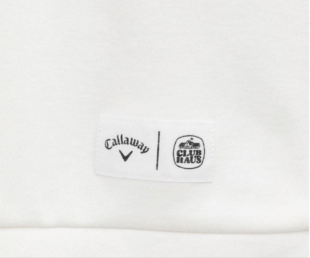 【限定コラボ】キャロウェイ×クラブハウス モックネックシャツ2025 M 白